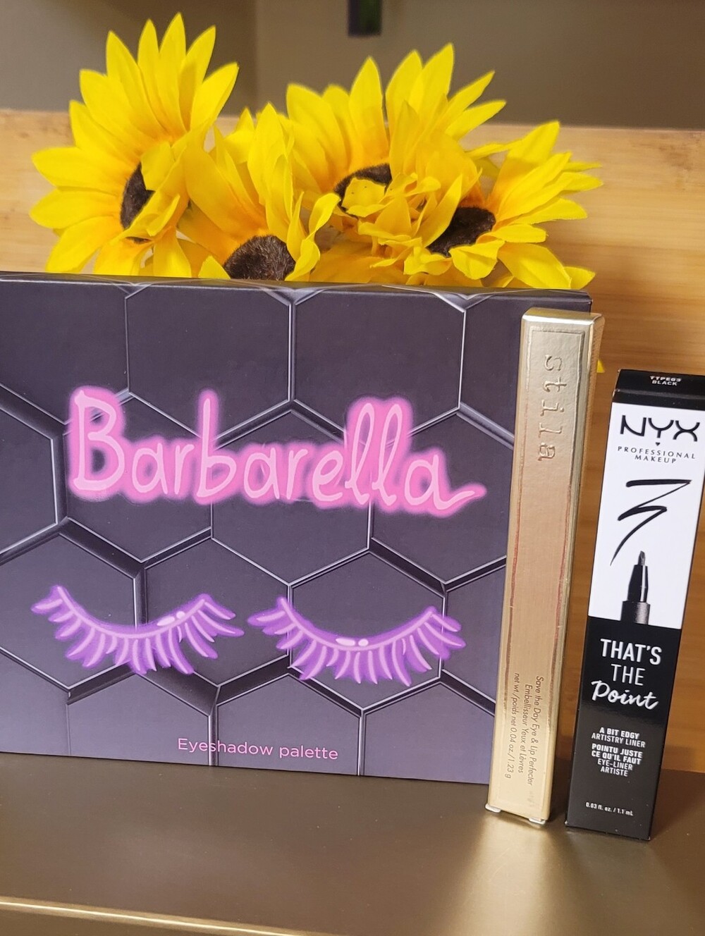 On The Run Bundle! STILA Save The Day Corrector,  NYX Eyeliner & Shadow Pallette